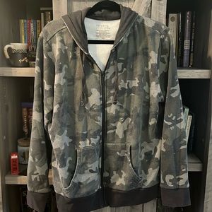 Camo Zip Up